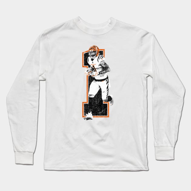 Ja'Marr Chase (Variant) Long Sleeve T-Shirt by huckblade